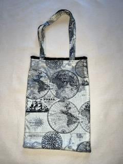 Nautical Print, Black & Gray