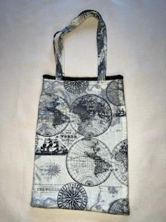 Nautical Print, Black & Gray