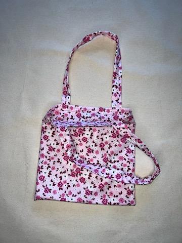Pink floral Tote