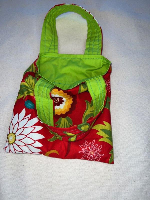 Red Vintage Floral bag