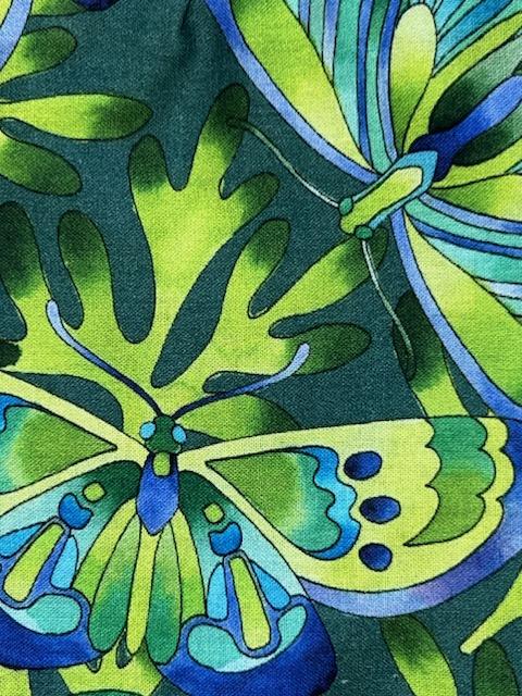 Green Butterfly Cell Phone Bag